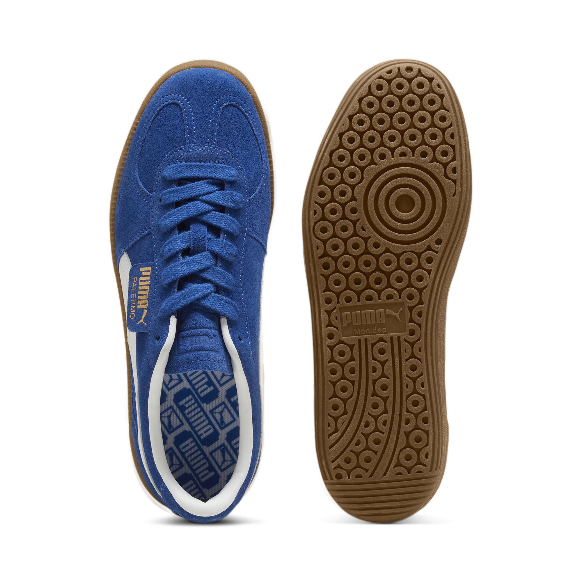 Chaussures Hommes Puma Palermo bleu 3/7