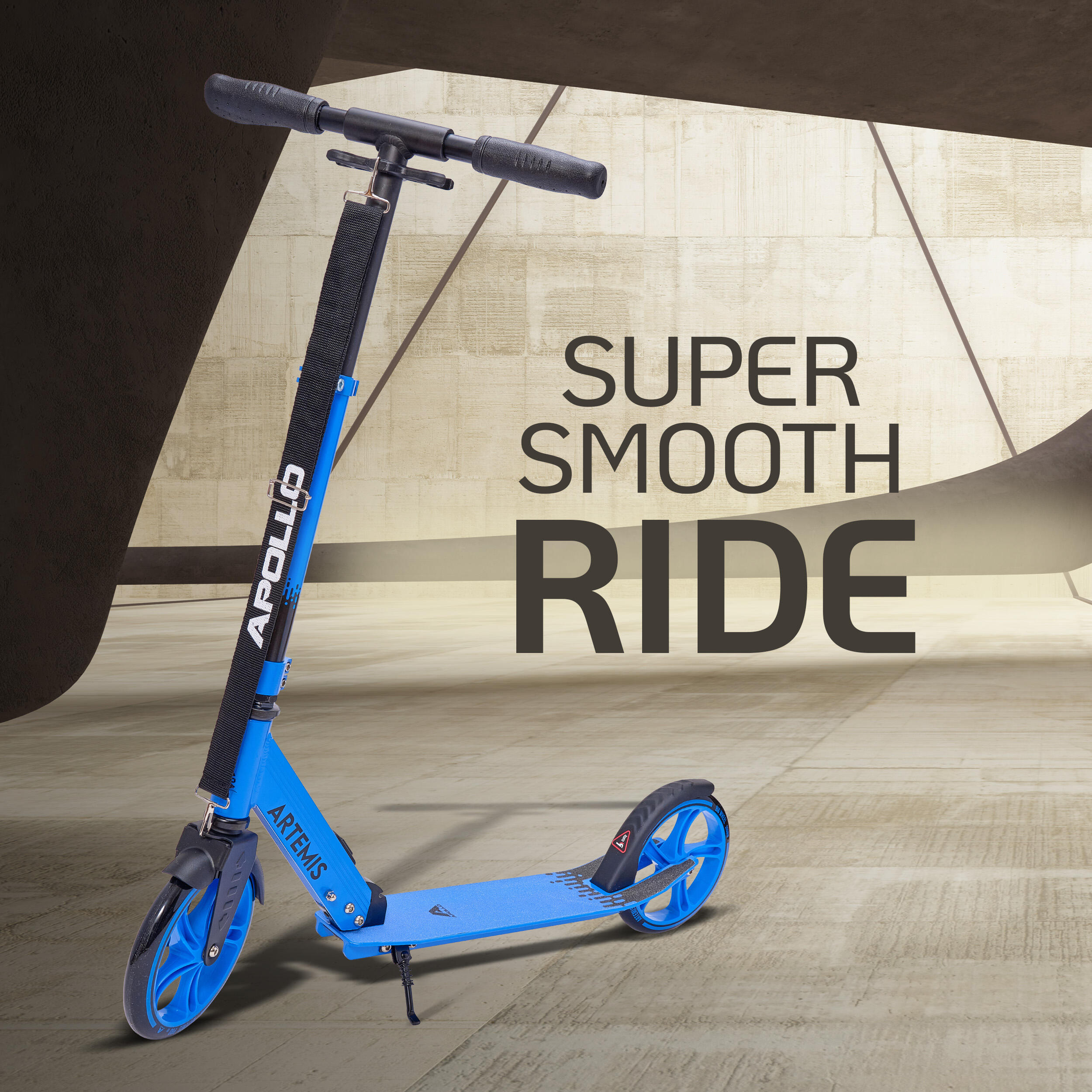 Artemis City Scooter patinete ajustable, plegable, ruedas grandes, para niños 6+ 2/7