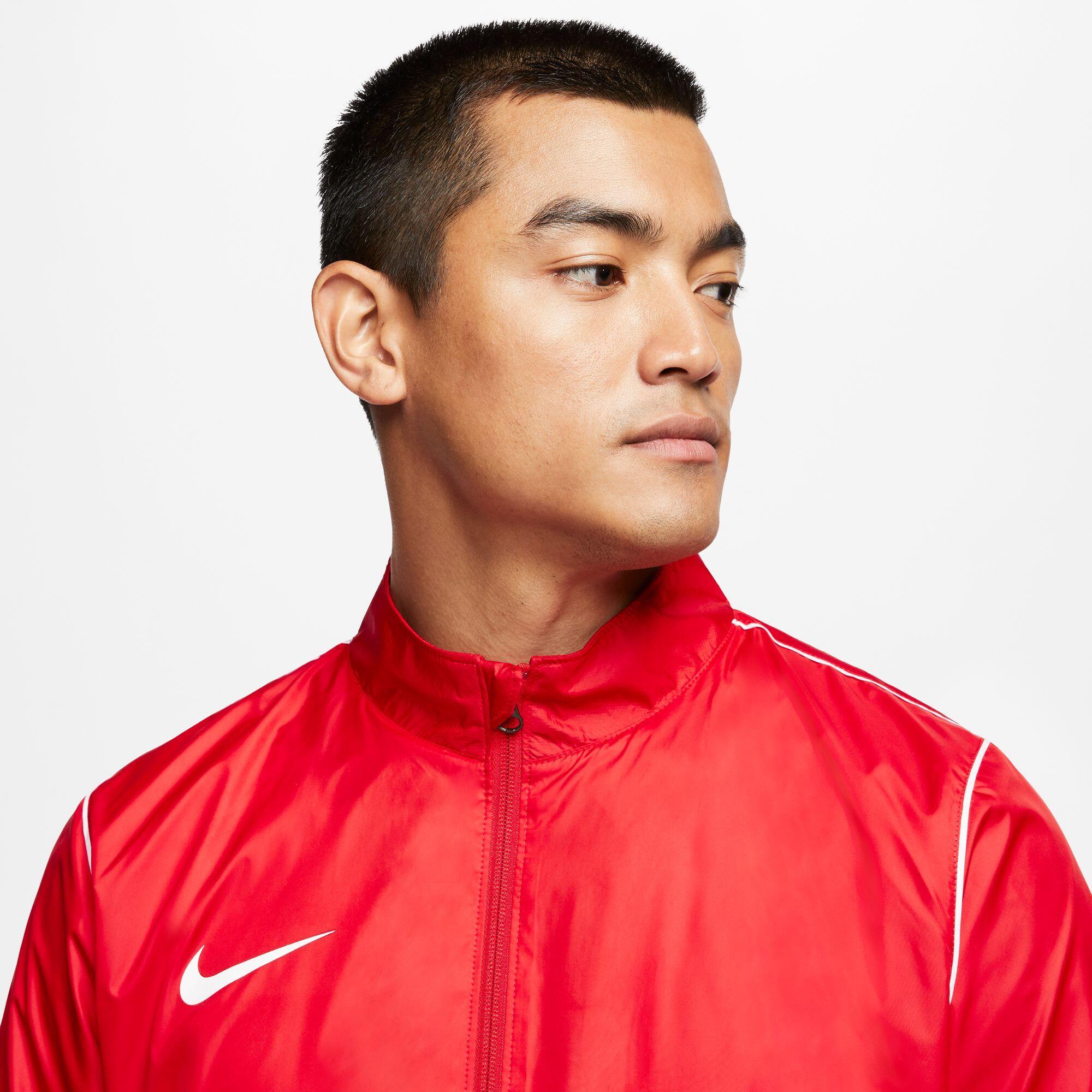 Giacca impermeabile (k-way) uomo nike rosso 3/6