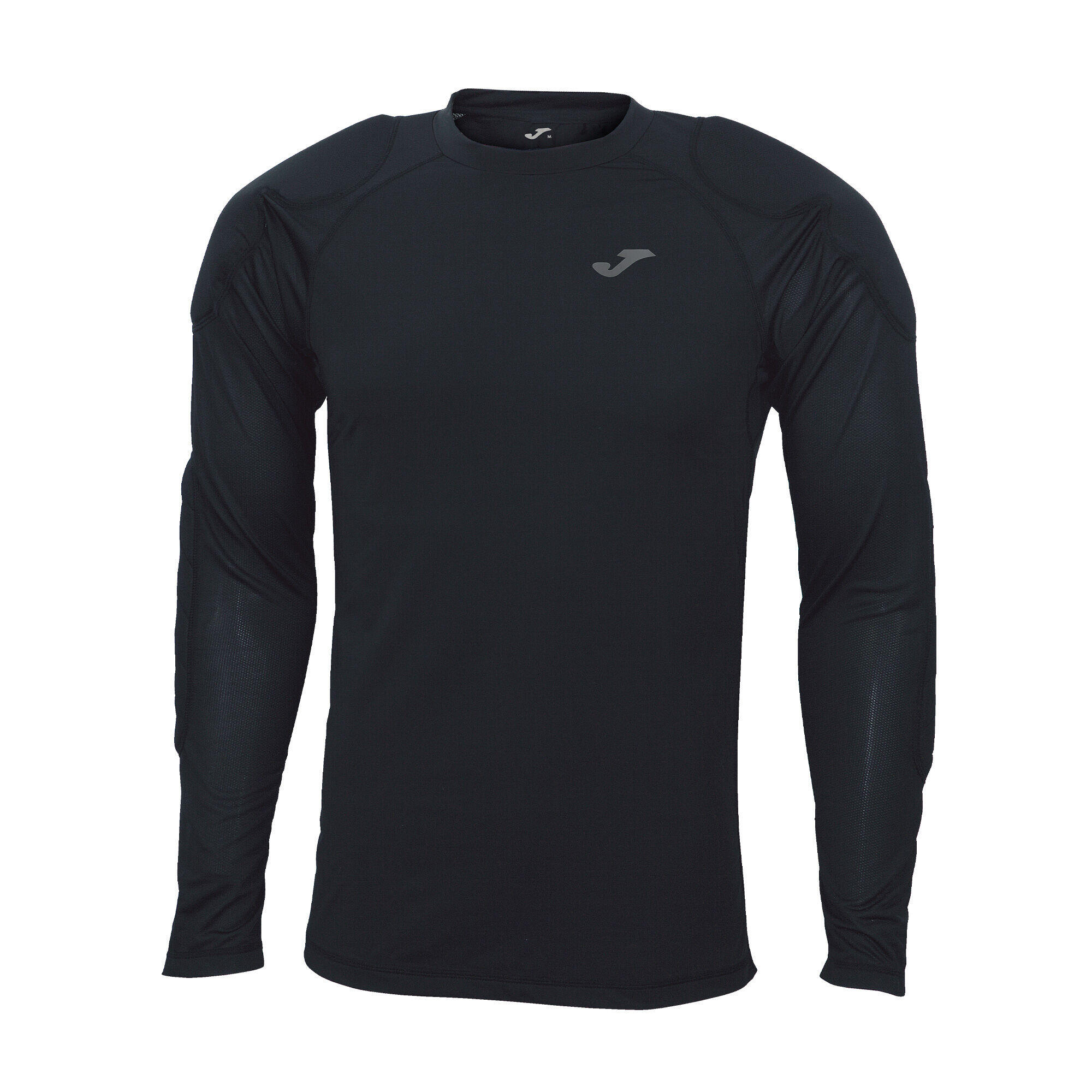 T-shirt manga comprida futebol homem joma protec preto
