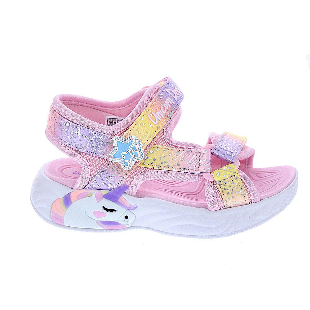 Skechers - Sandales Pour Fille Skechers Lights Rêves De Licorne Rose - Sandales - Rose - Decathlon