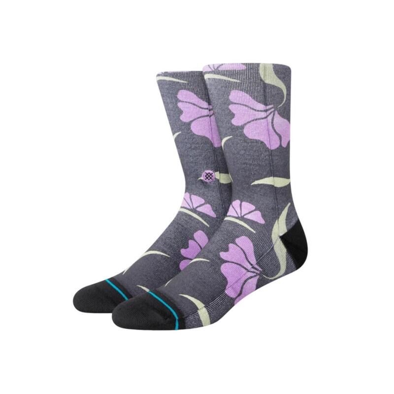 Calcetines Stance Flores Unisex Negro