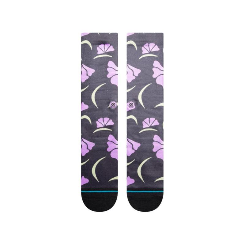 Calcetines Stance Flores Unisex Negro