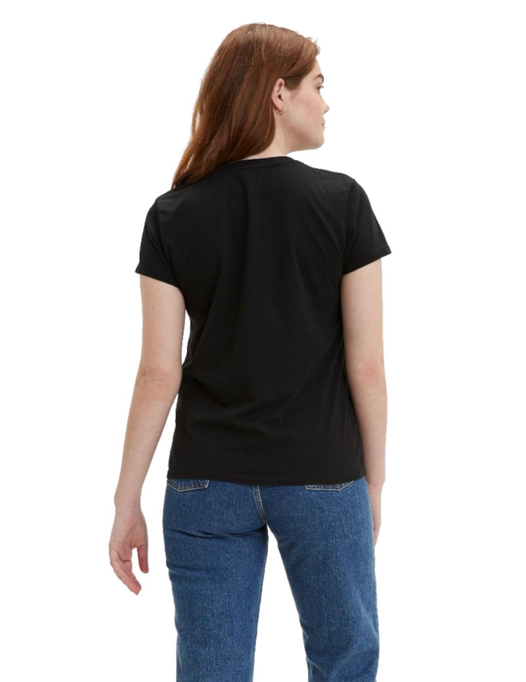Camiseta para Mujer Levis Logo pequeño Negro 2/7