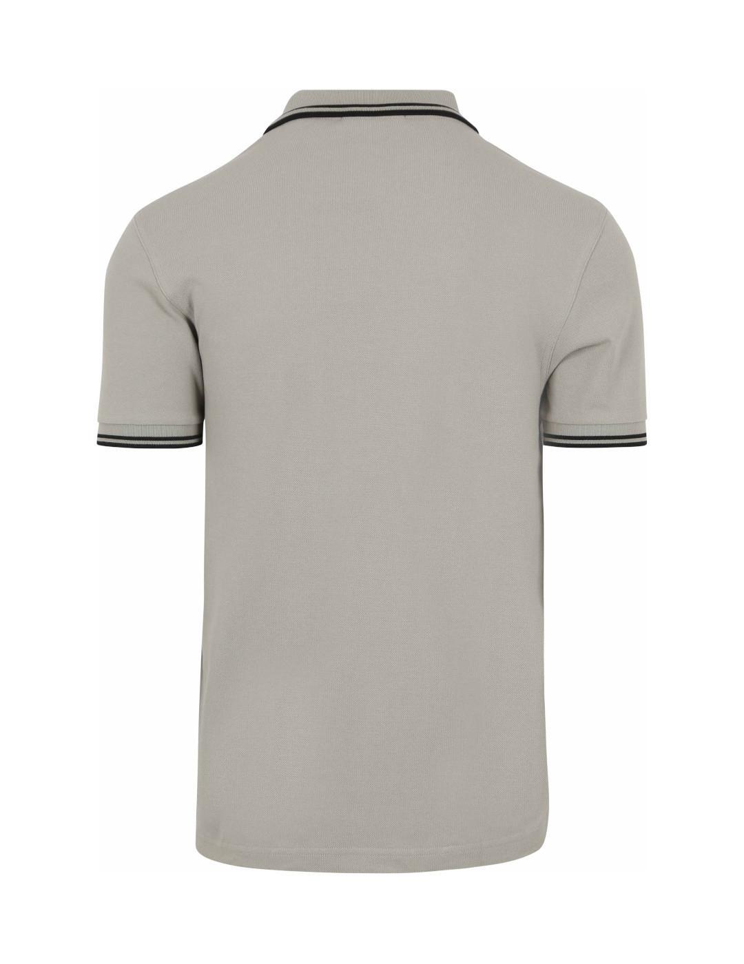 Fred perry t-shirts para homem cinzento