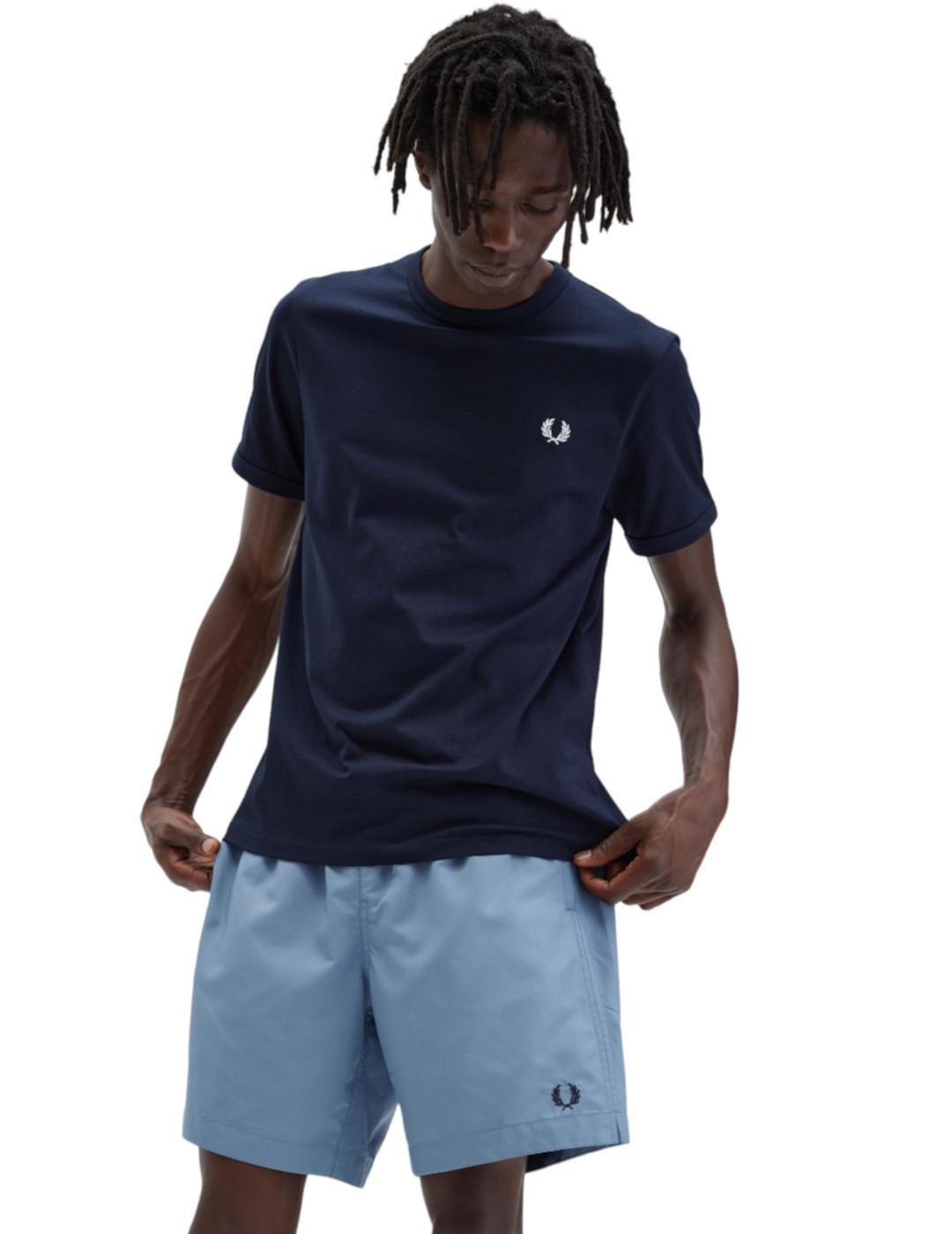 T-shirt pour homme Fred Perry Ringer Noir 4/5