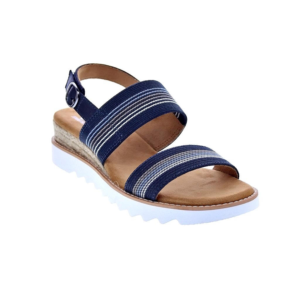 SANDALE FEMME Skechers Desert Kiss Hi Elastico BLEU 4/5