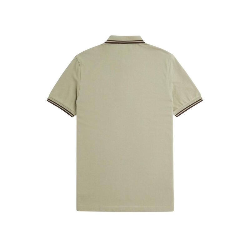 Polo de manga corta para Hombre Fred perry Twin tipped Beige