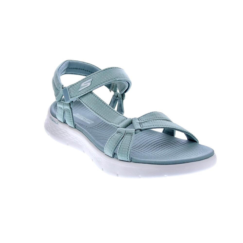SANDALE FEMME Skechers Go Walk Flex Sandale Sublime VERT 4/7