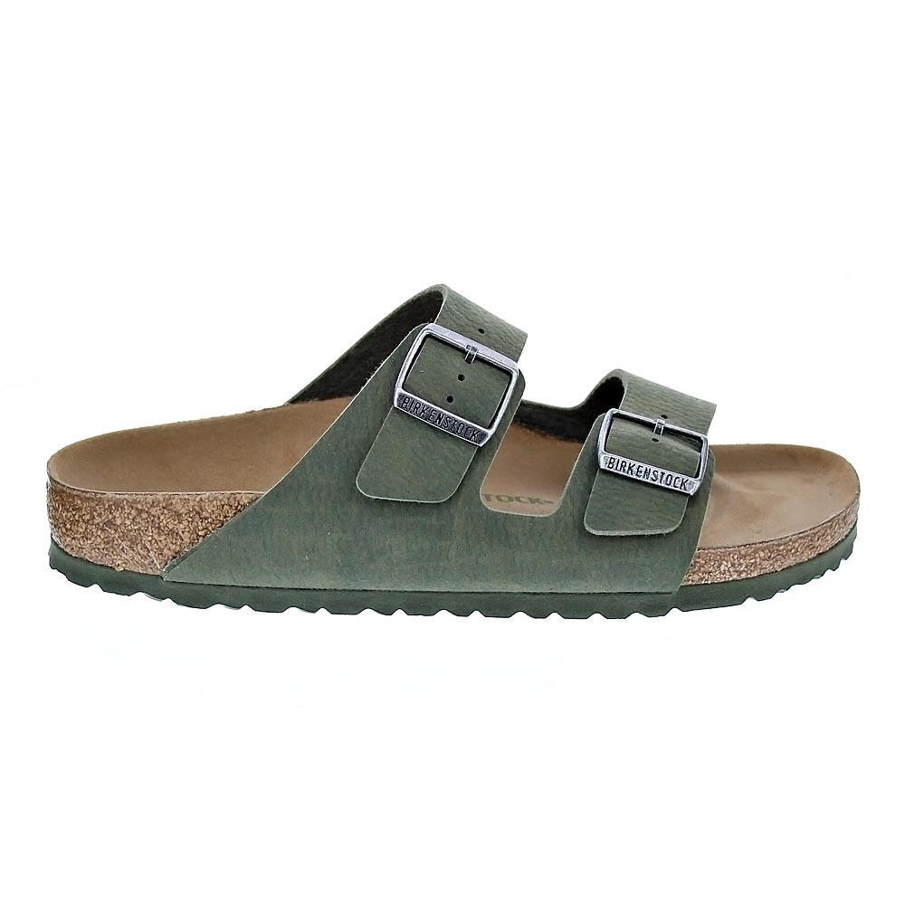 Birkenstock Womens Flat Sandals Arizona Slip On desert dust thyme UK Size 9.5