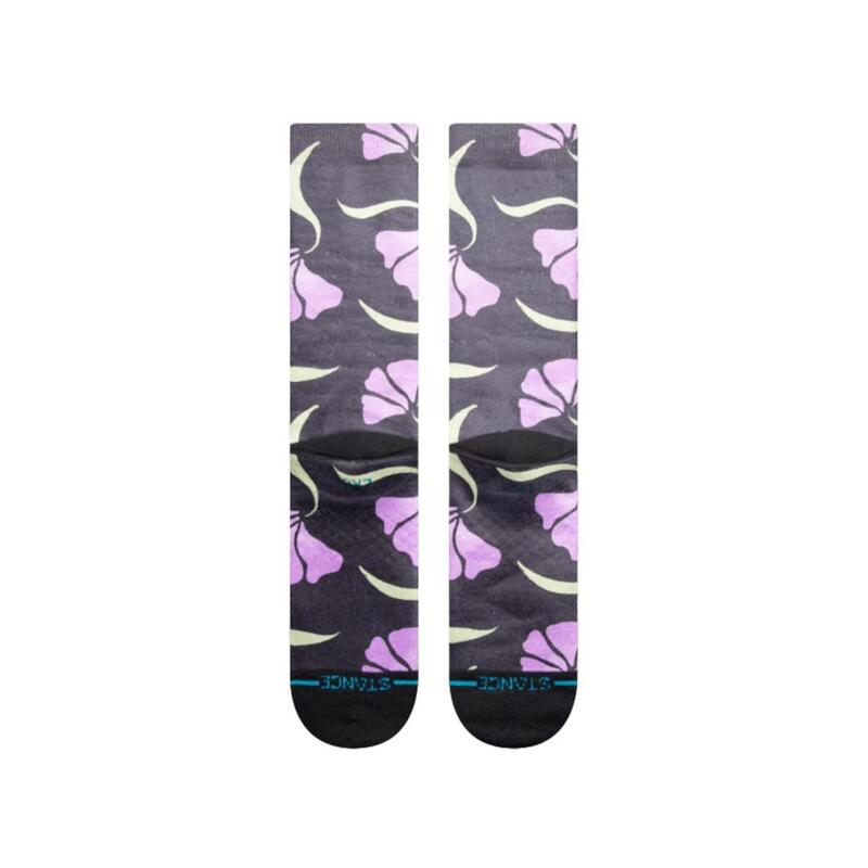 Calcetines Stance Flores Unisex Negro