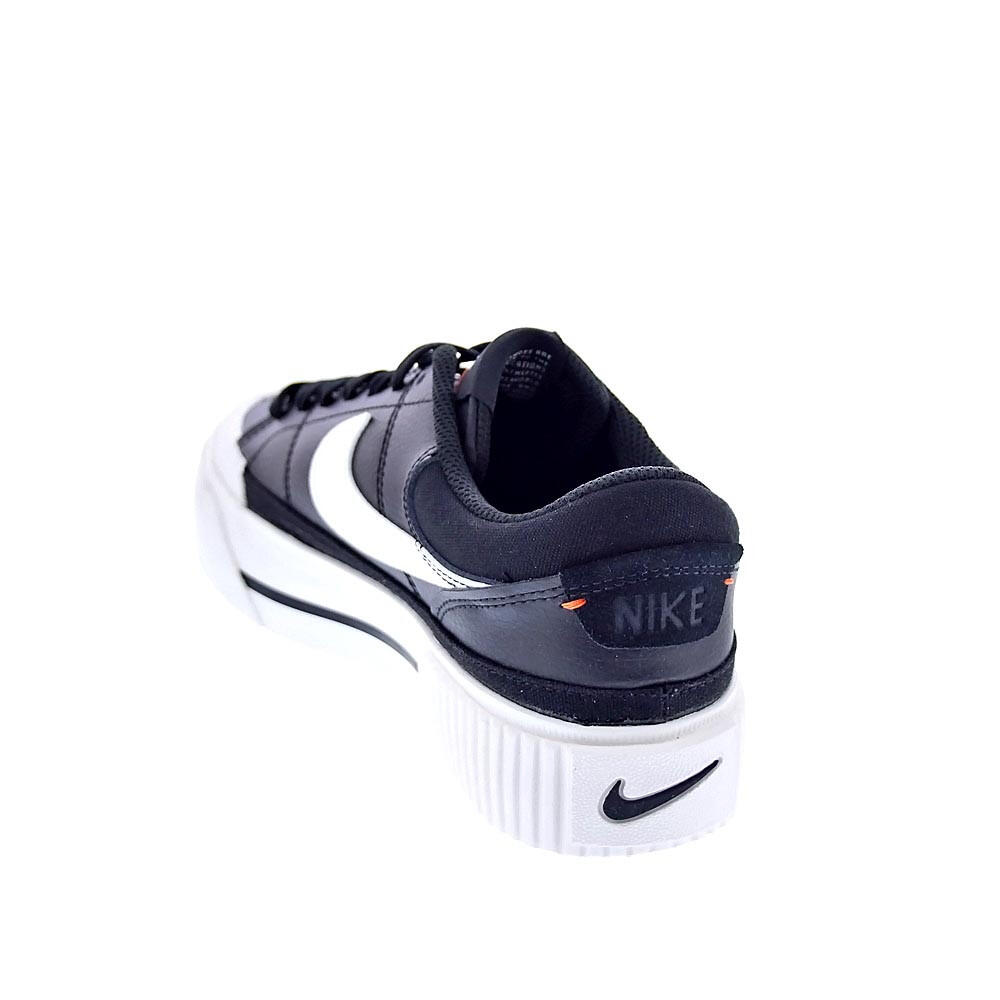 Zapatillas NIKE  Court Legacy Negro  Mujer 3/4