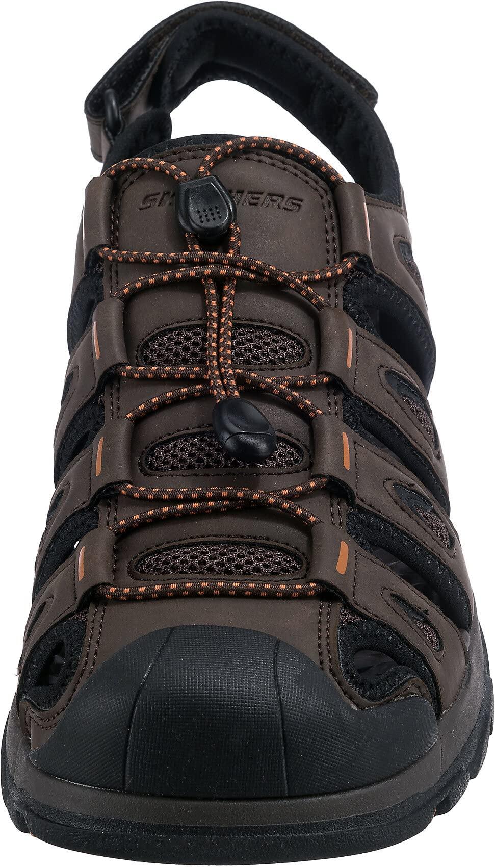 SANDALE Cerrada HOMME Skechers Tresmen - Outseen MARRON 3/7