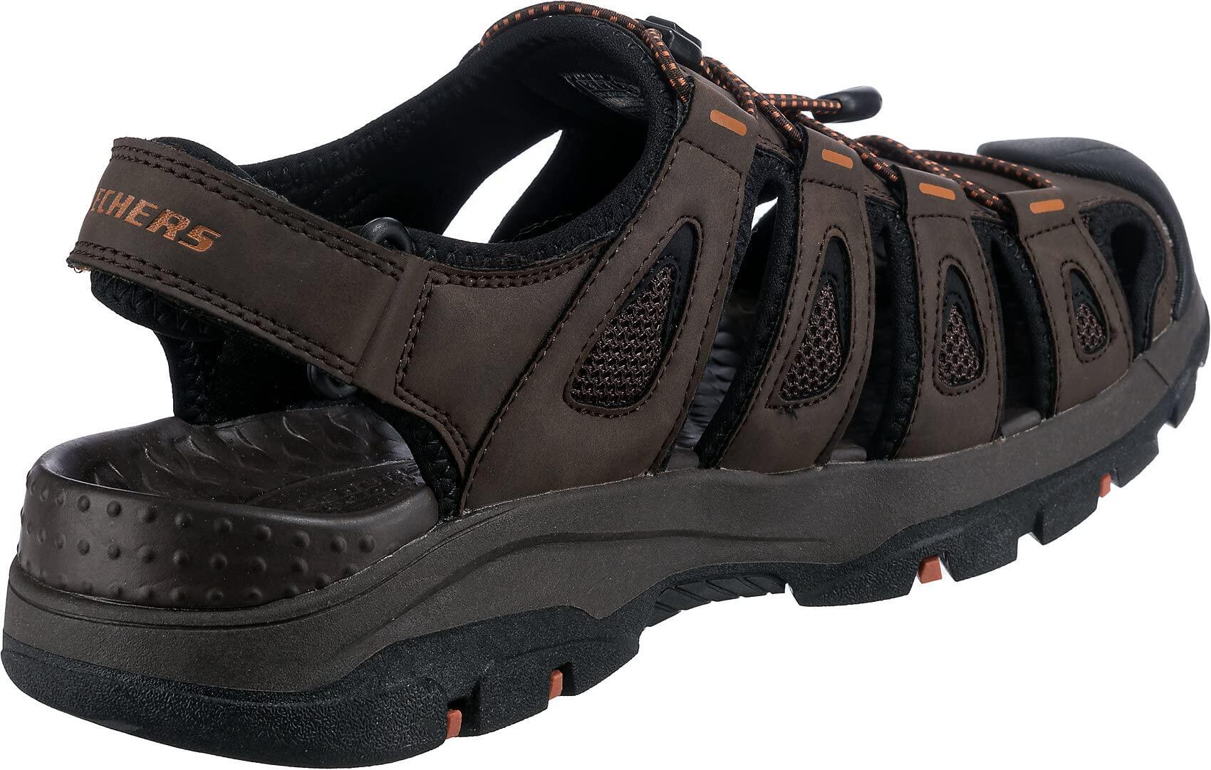 SANDALE Cerrada HOMME Skechers Tresmen - Outseen MARRON 4/7