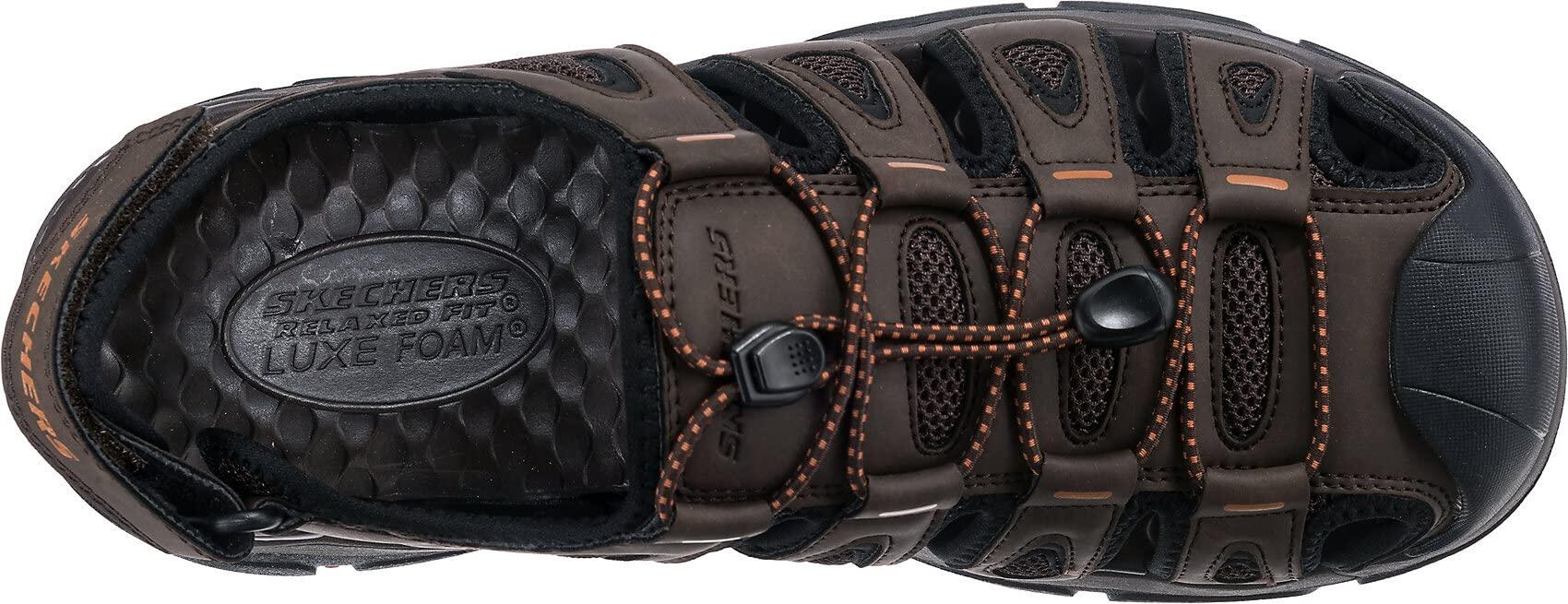SANDALE Cerrada HOMME Skechers Tresmen - Outseen MARRON 5/7