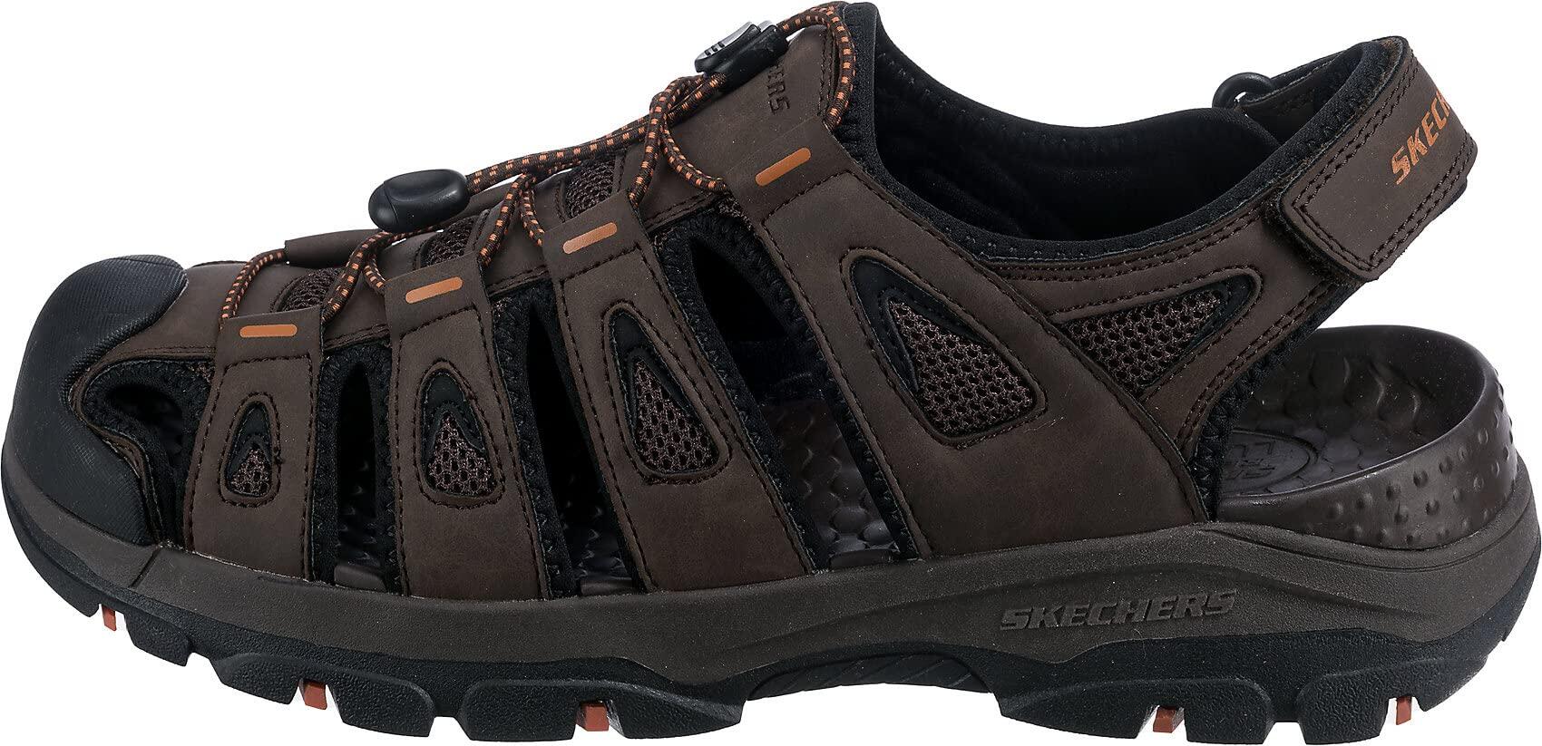 SANDALE Cerrada HOMME Skechers Tresmen - Outseen MARRON 2/7