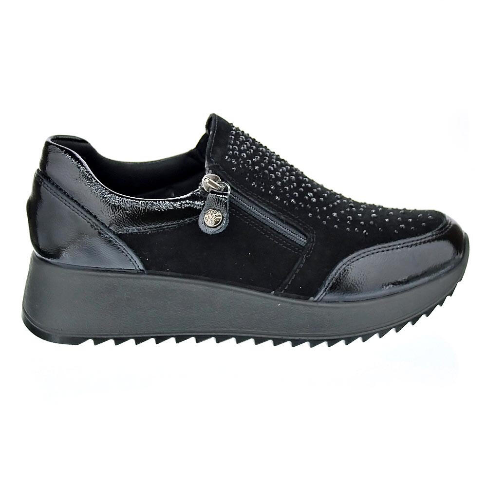 Imac 199983, Scarpe Slip On Con Zip Laterale Donna - 1/7