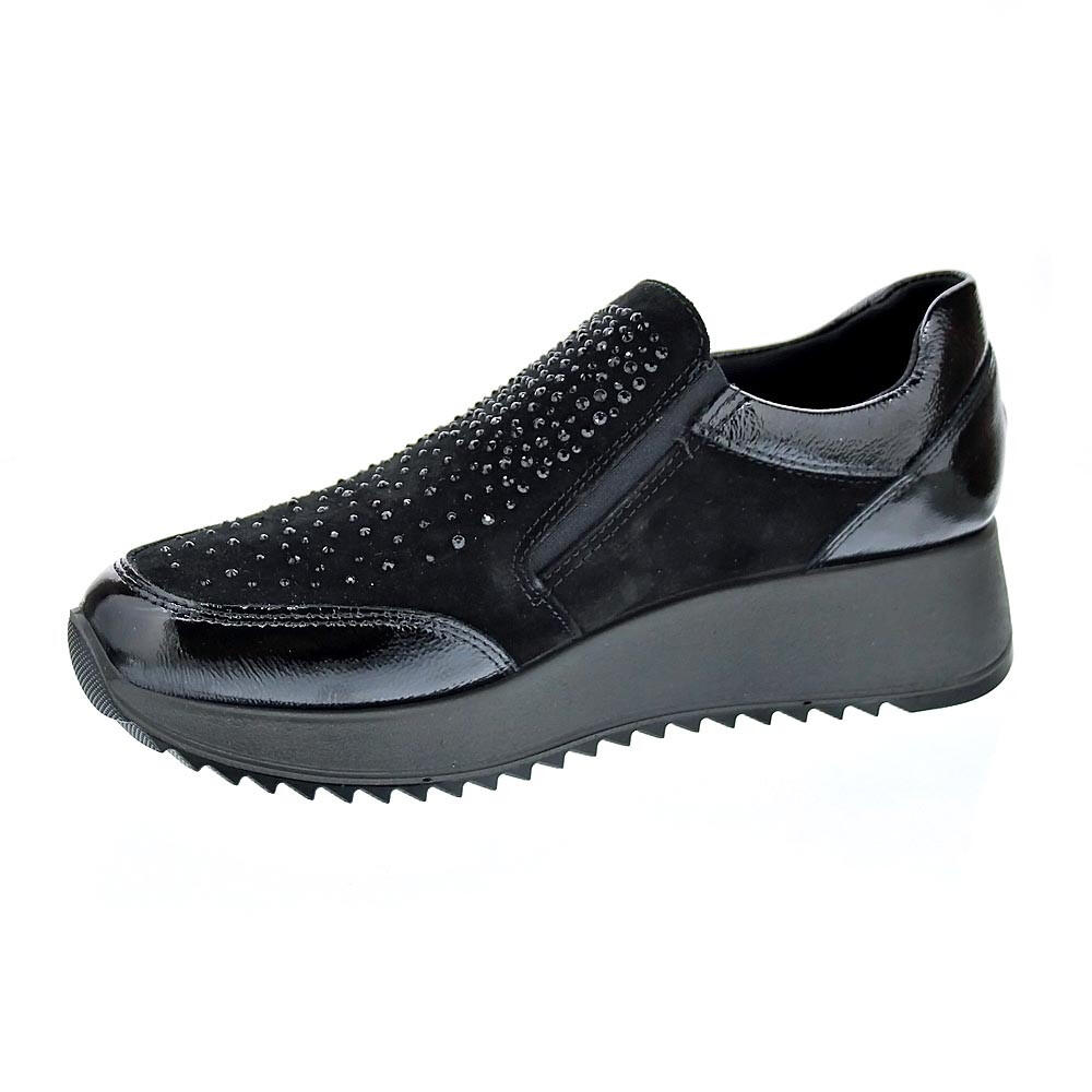 Imac 199983, Scarpe Slip On Con Zip Laterale Donna - 2/7