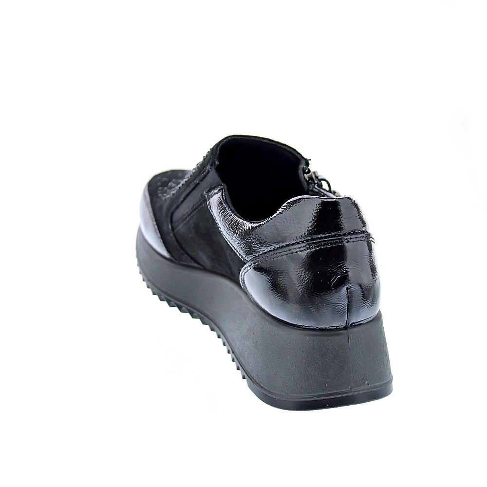 Imac 199983, Scarpe Slip On Con Zip Laterale Donna - 3/7