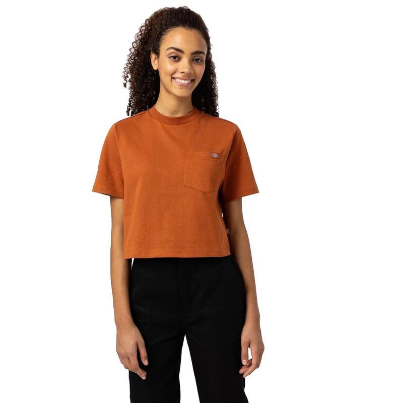 Camisetas para Mujer Dickies  Naranja