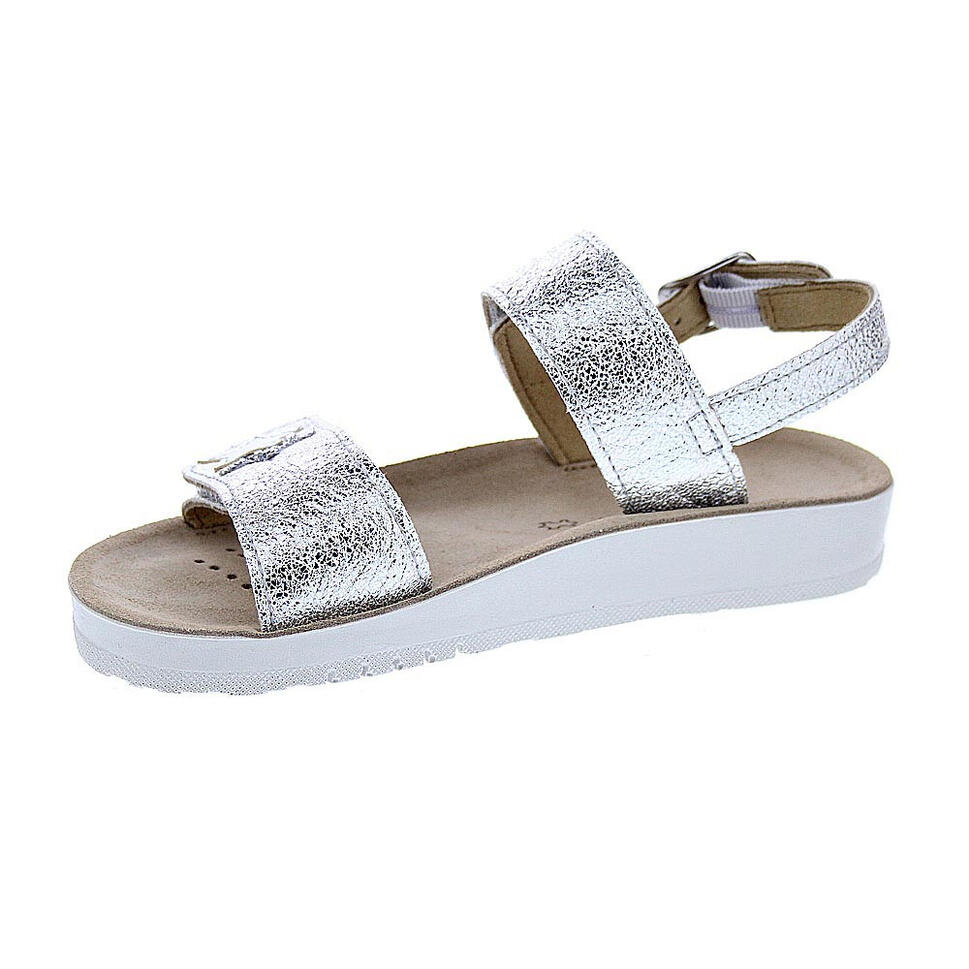 Sandały GEOX J SANDAL COSTAREI GI Srebrny