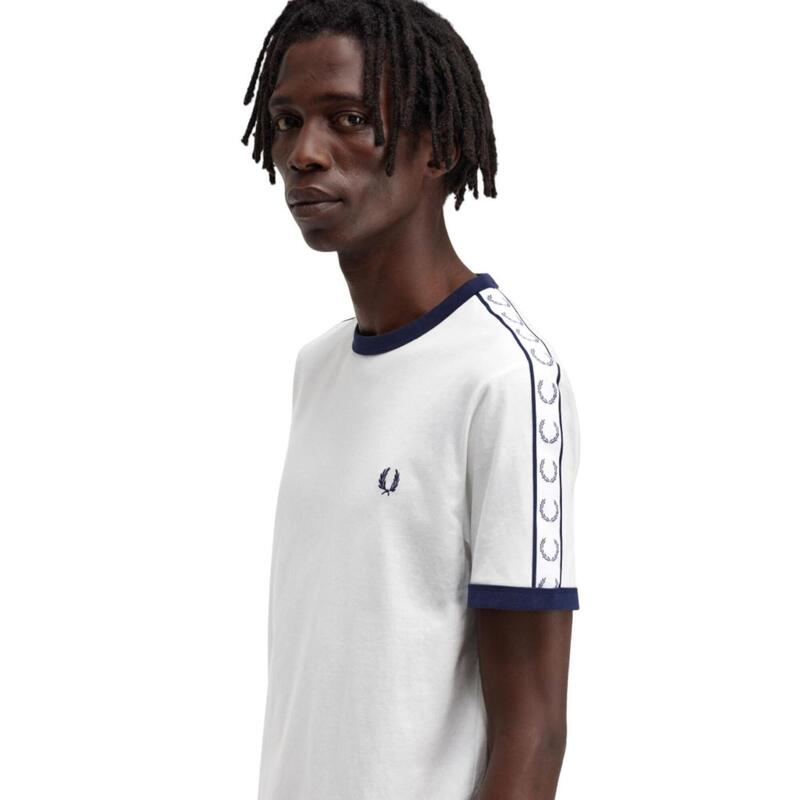 Sailing polo, shirts para Hombre Fred perry Ringer Blanco