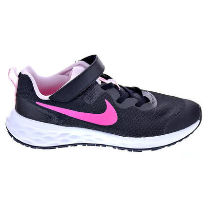 Zapatillas NIKE Revolution cordón elástico Negro Niños