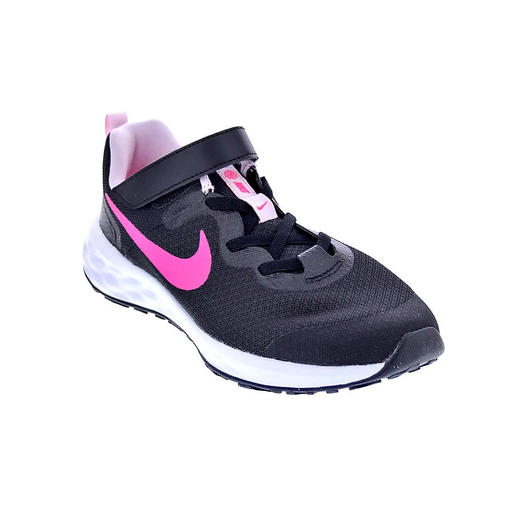 Zapatillas NIKE  Revolution cordón elástico Negro  Niños 4/4