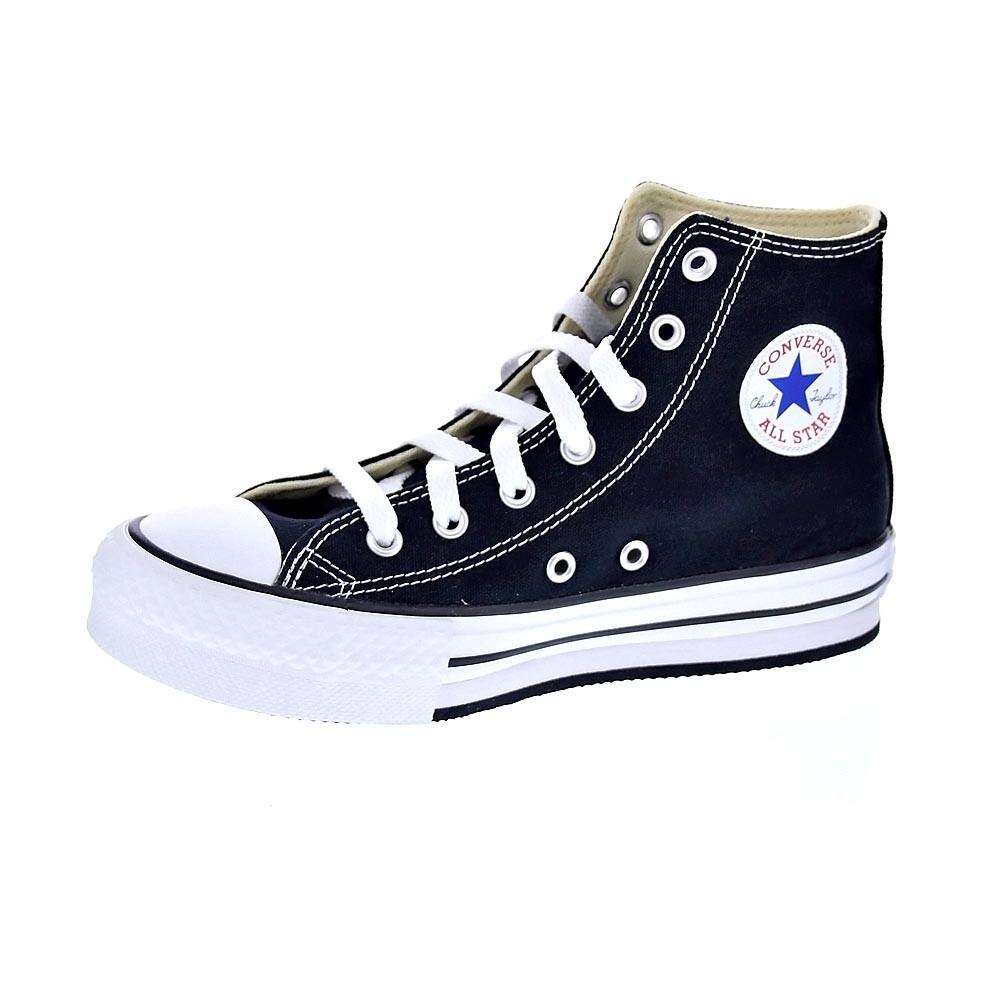 Scarpe da bambino Converse Chuck Taylor nero 2/6