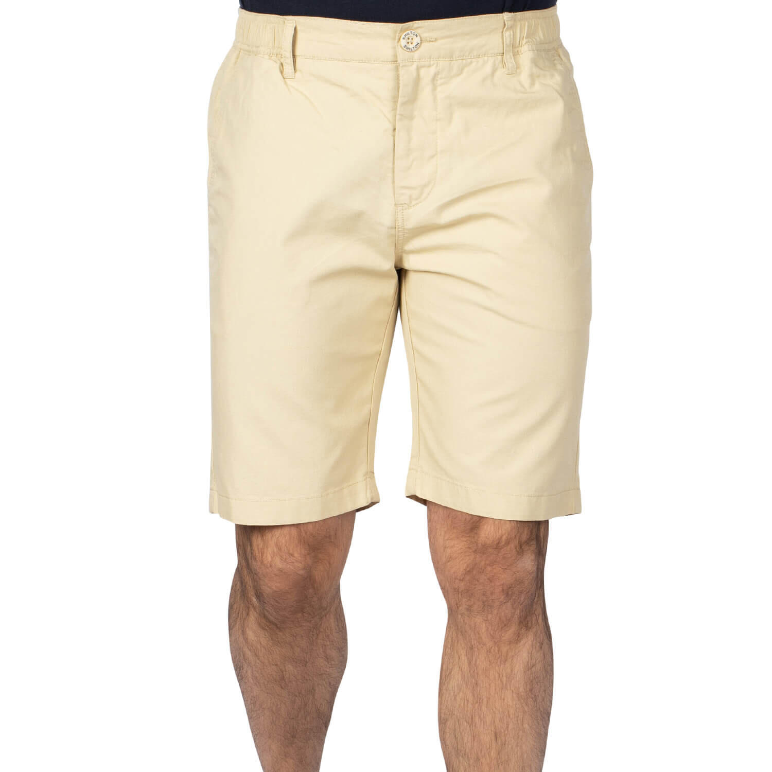Shilton - Bermuda Lin Coton Basic Homme - Bermuda - Beige - 56 3xl - Decathlon