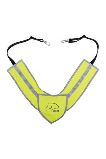 Vorderzeug Reflective Neongelb für Reitsport