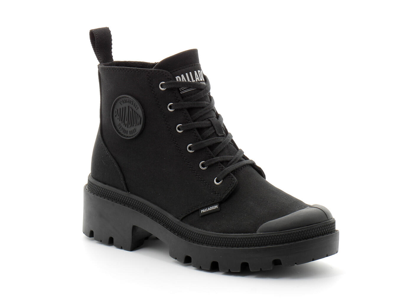 Chaussures montante pour femme à fermeture eclair PALLABASE TWILL 1/7