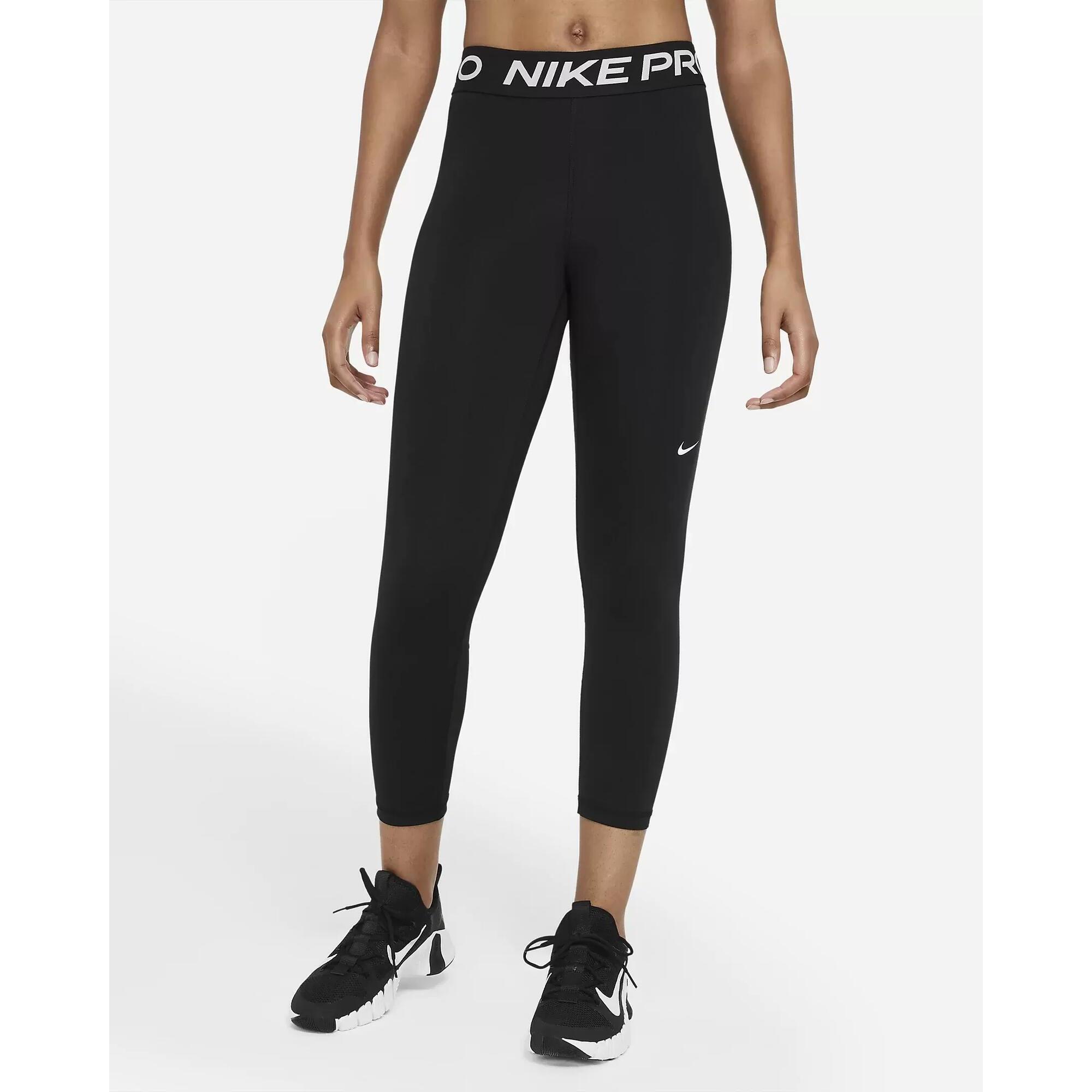 Nike - Nike Pro 365 Legging Cz9803-016 - Collant - Blanc|noir - 42 M/l - Decathlon
