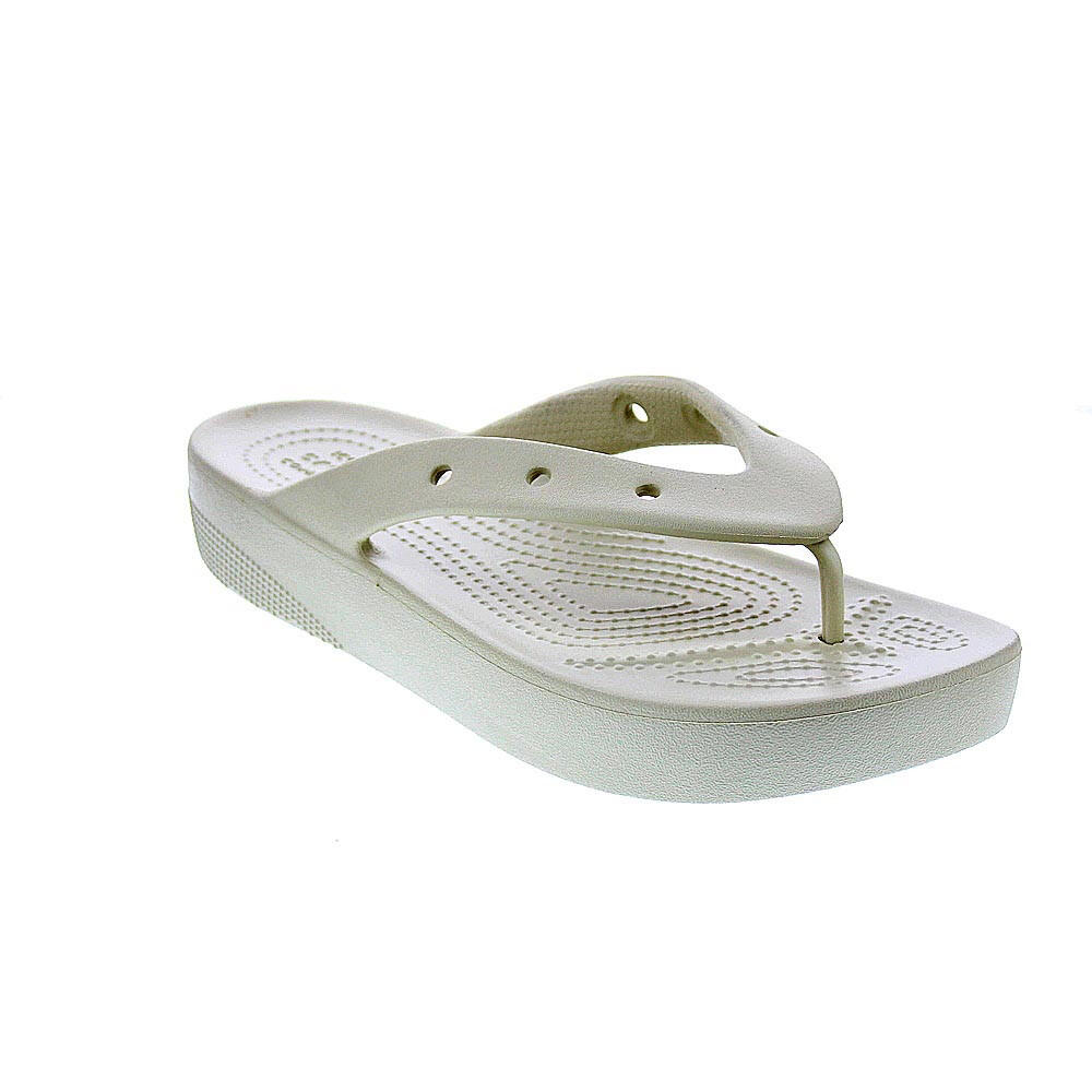Sandalias CROCS  Platform Flip Beige  Mujer 4/4