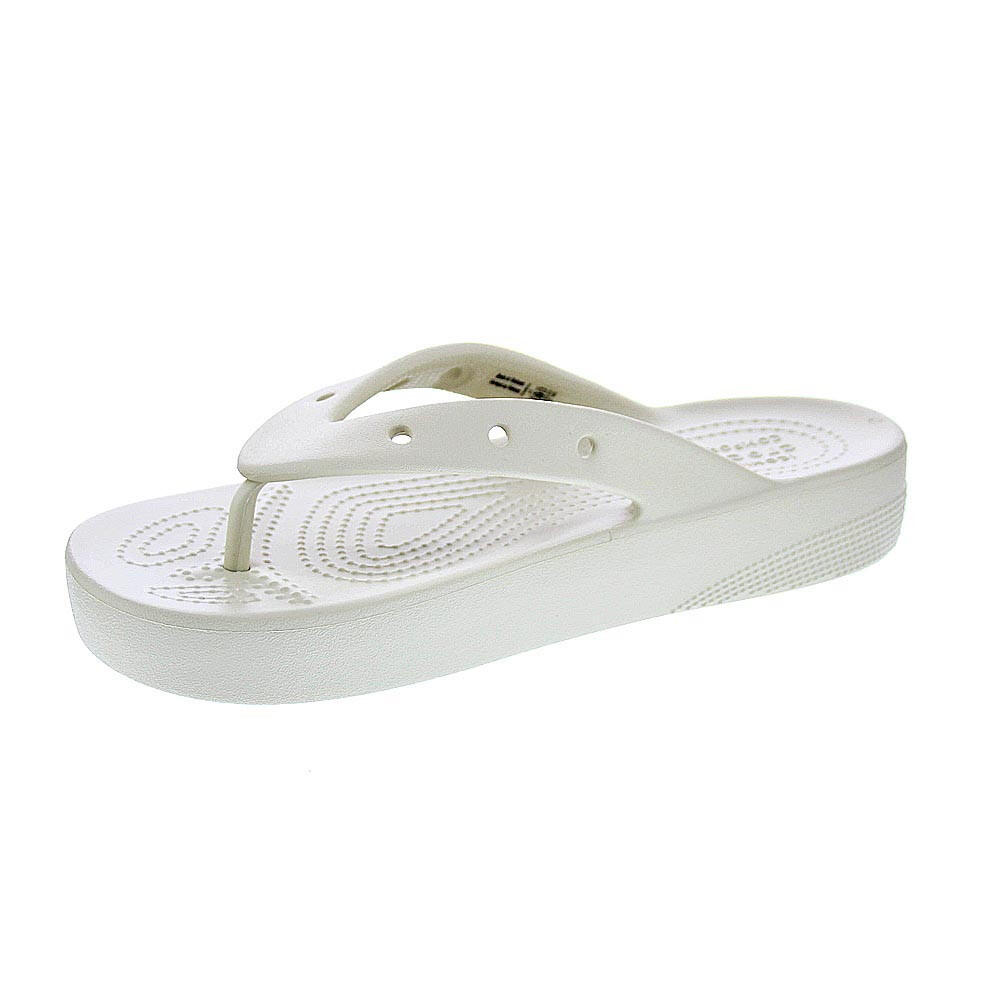 Sandalias CROCS  Platform Flip Beige  Mujer 2/4