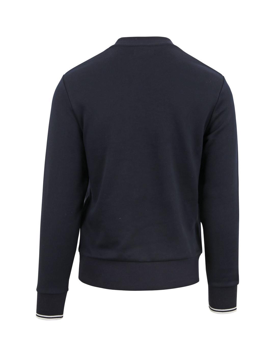 Sweatshirts polaires pour homme Fred Perry marine 2/5