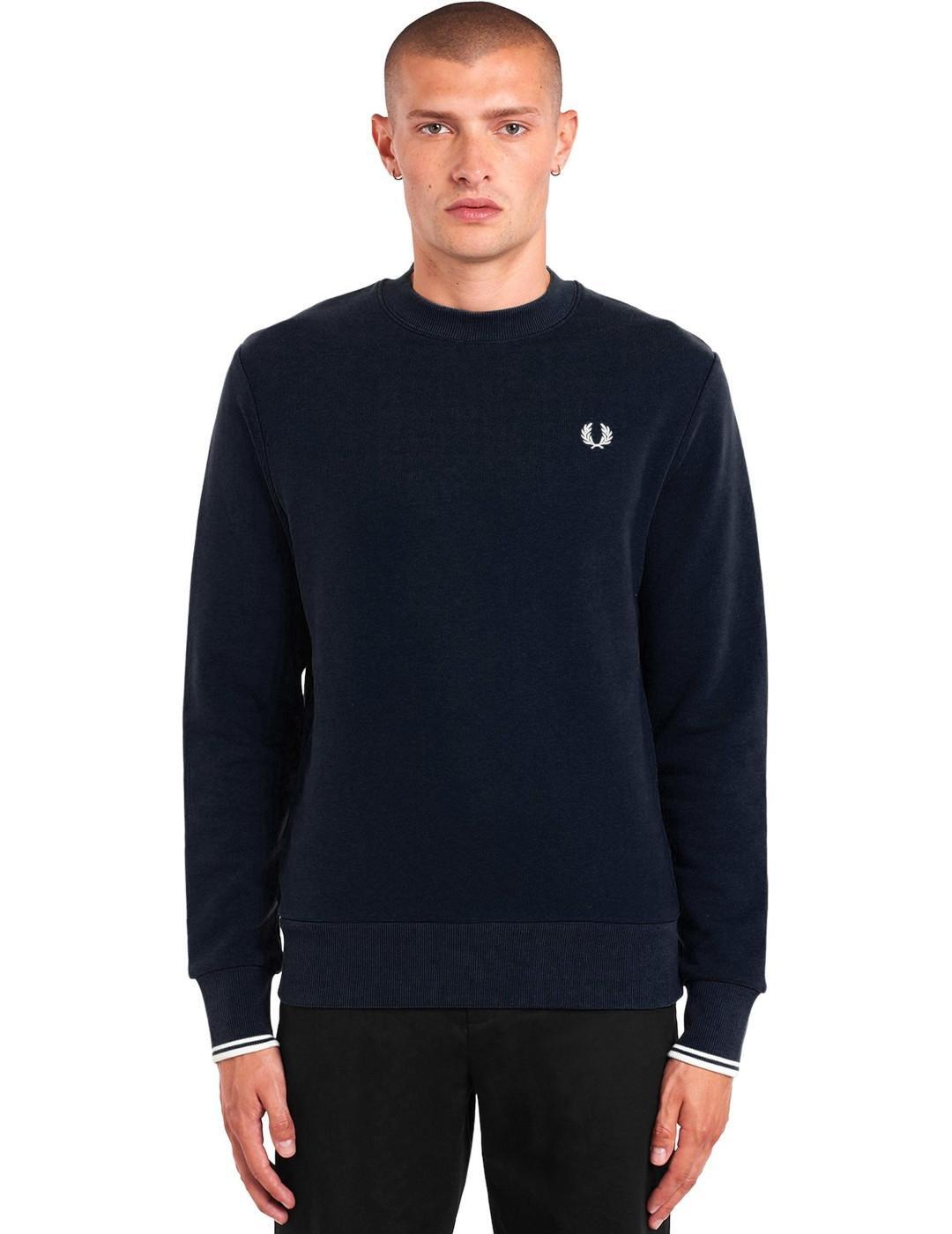 Sweatshirts polaires pour homme Fred Perry marine 3/5