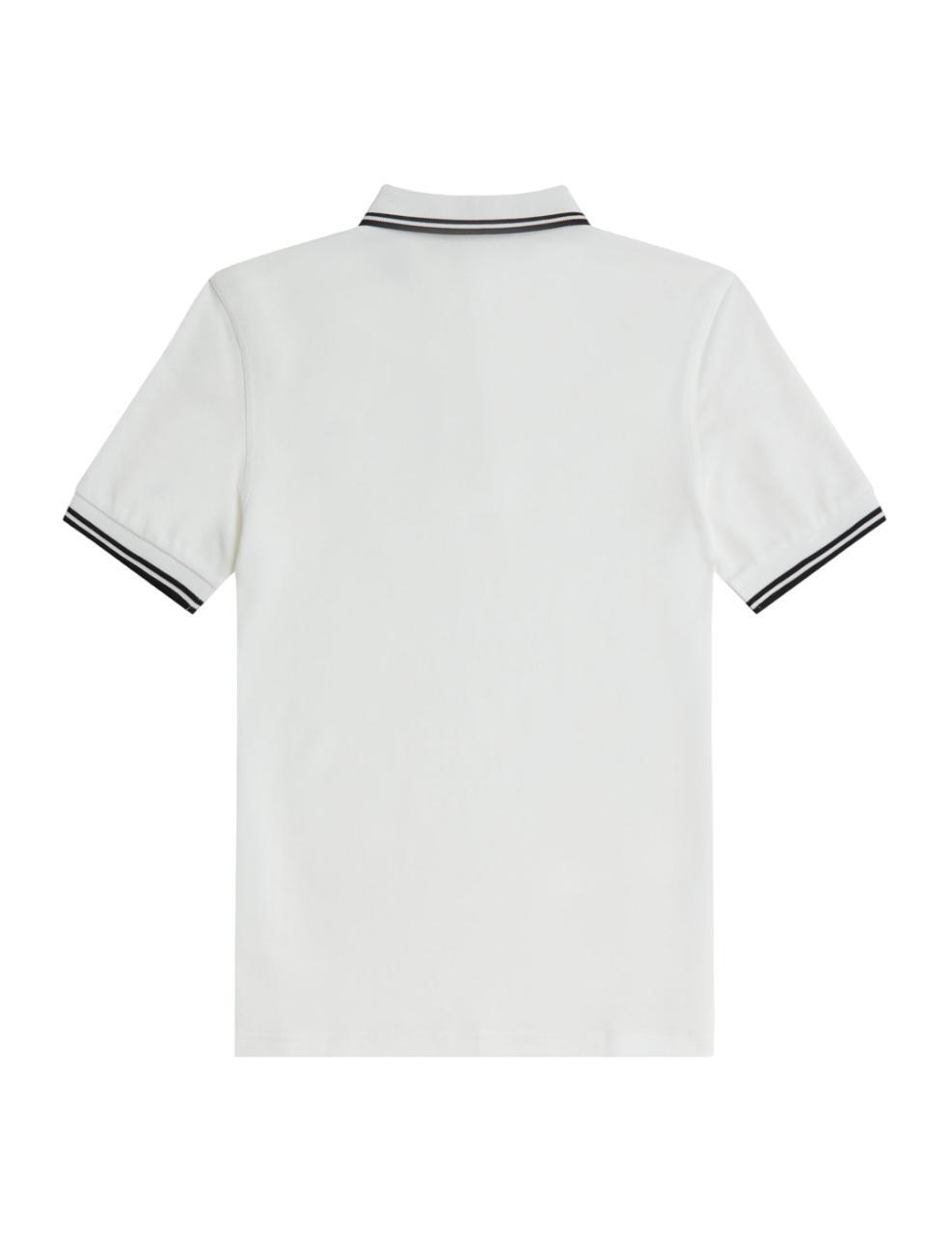 Maglietta da uomo Fred Perry bianca 2/4