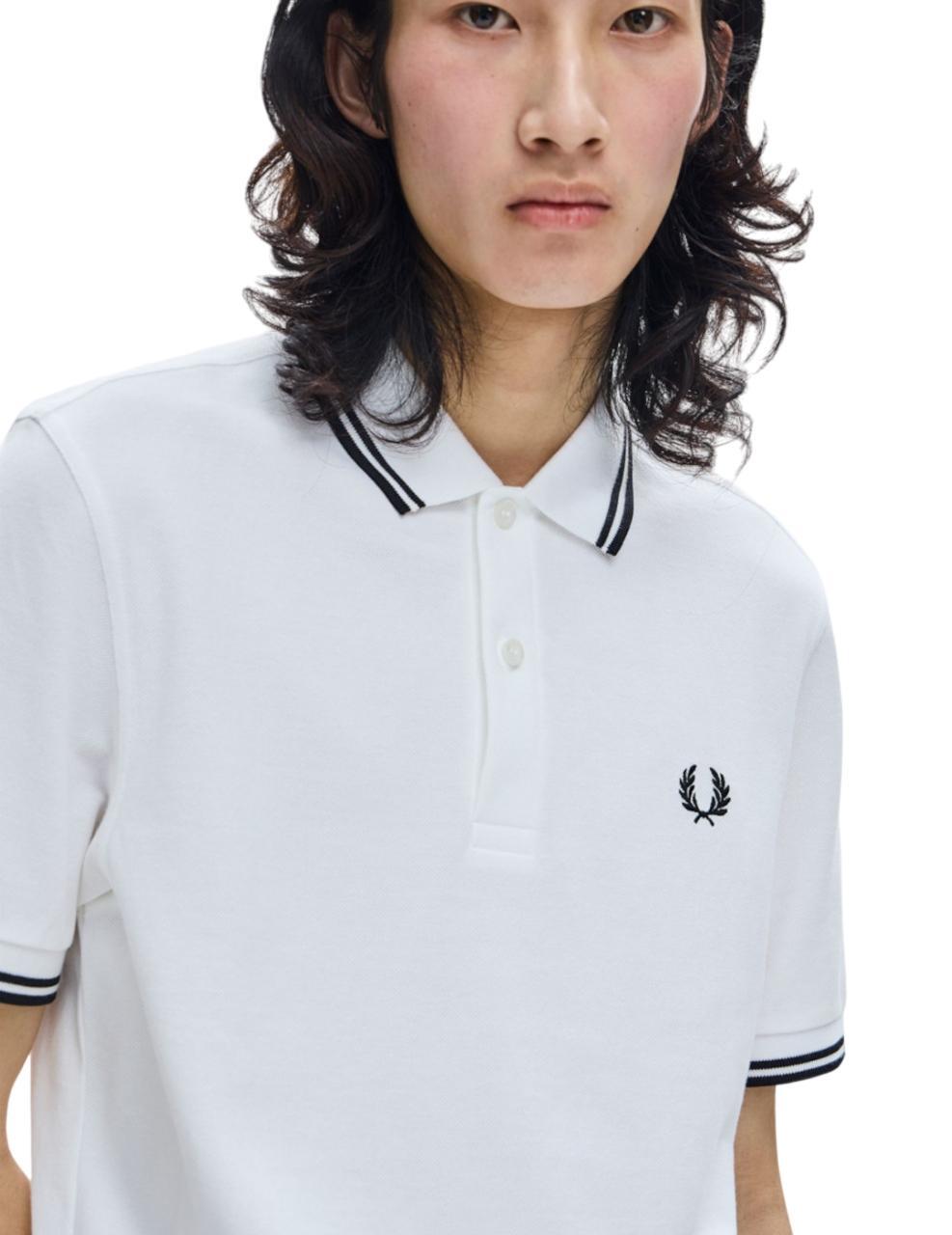 Maglietta da uomo Fred Perry bianca 4/4