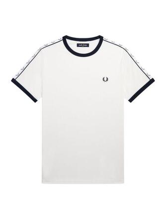 T-Shirt für Männer Fred Perry Ringer Weiß