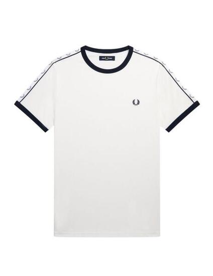 T-Shirt für Männer Fred Perry Ringer Weiß
