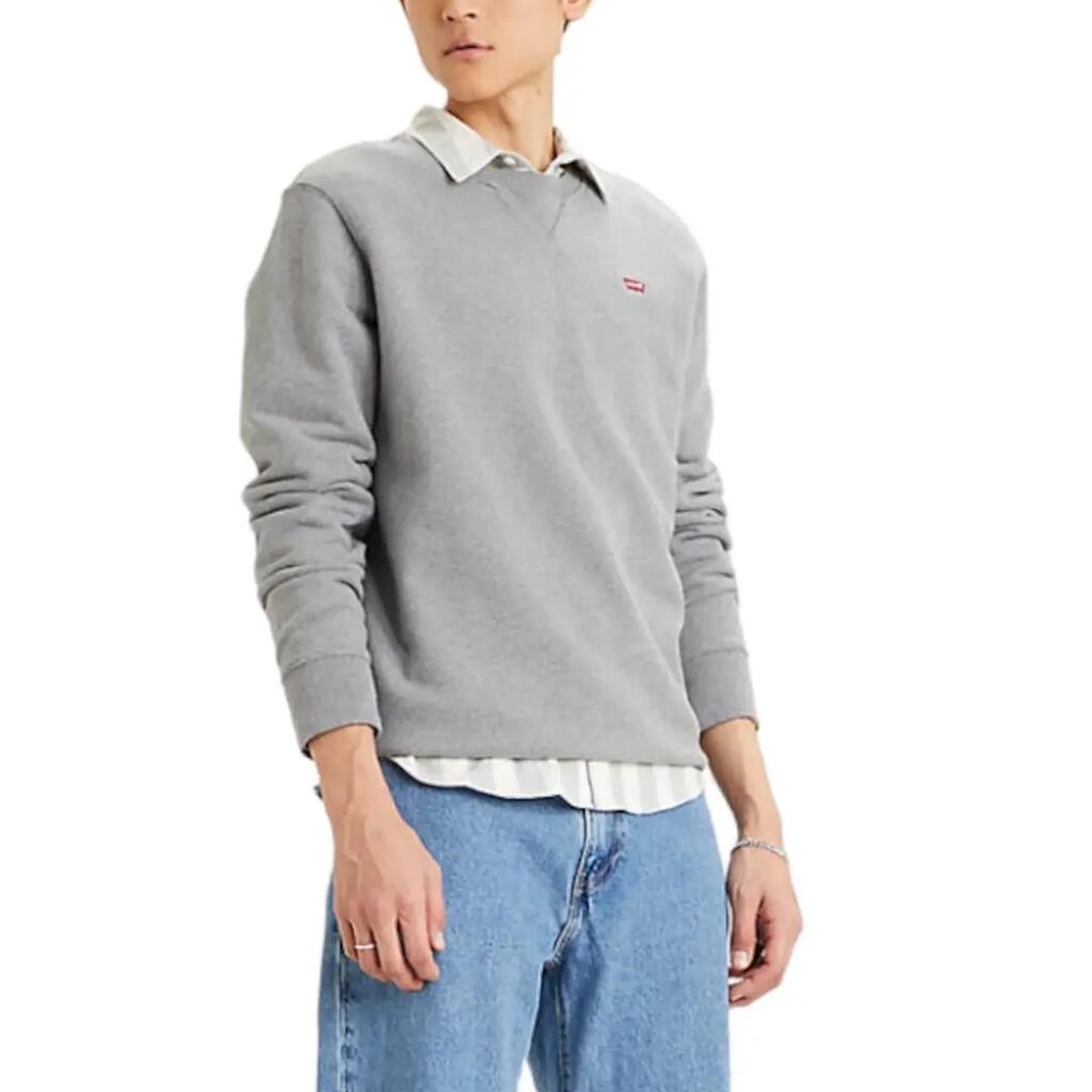 Pulls molletonnés pour homme Levi's Original gris