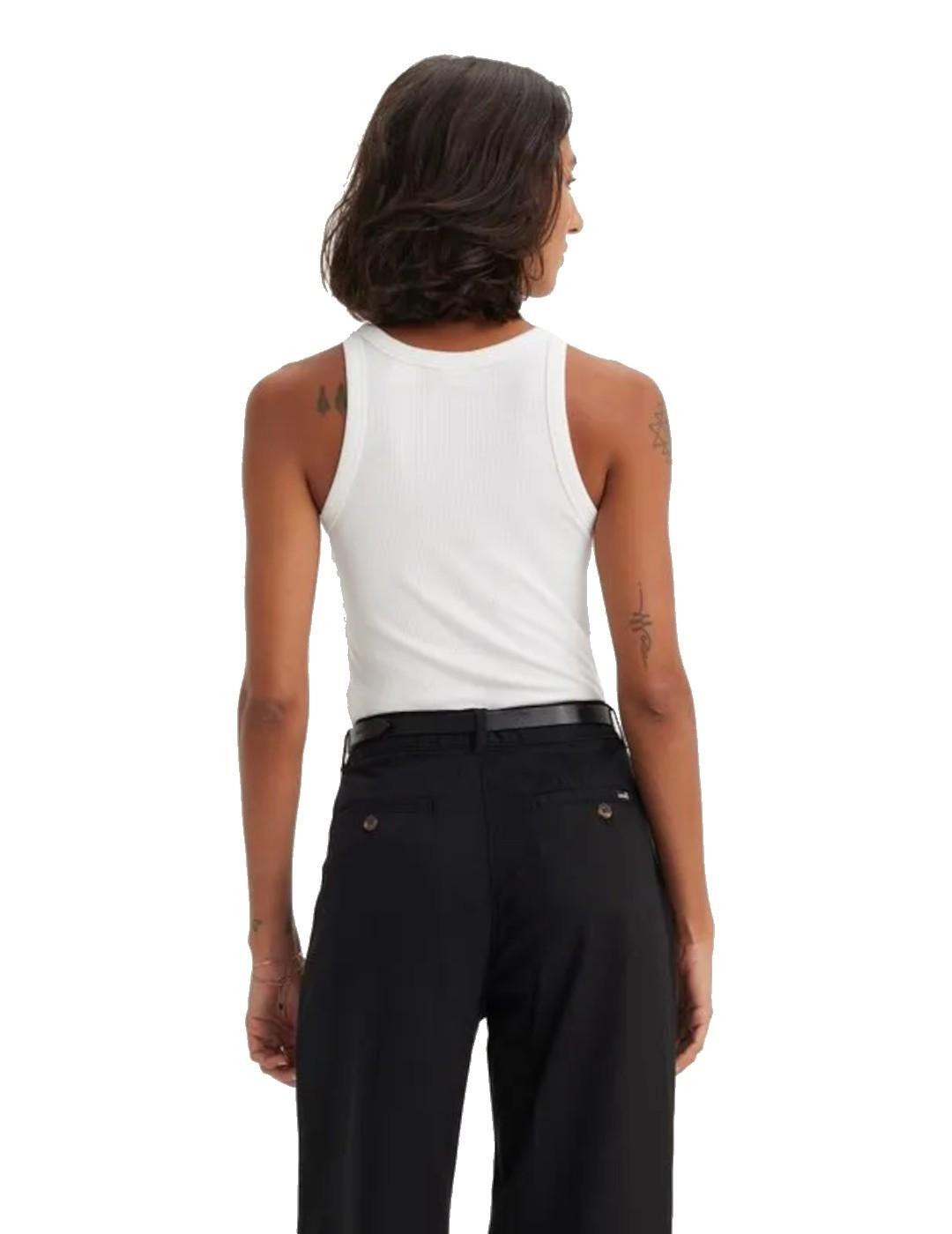 Camisetas para Mujer Levis  Blanco 3/4