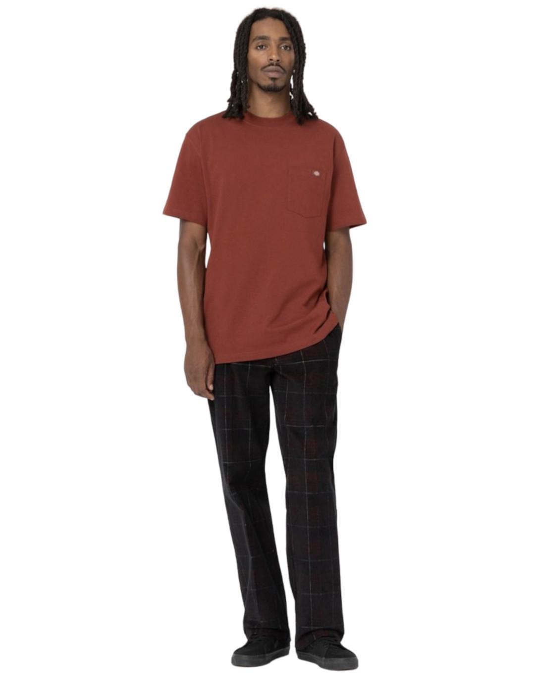 T-shirt pour homme Dickies Luray Marron 4/4