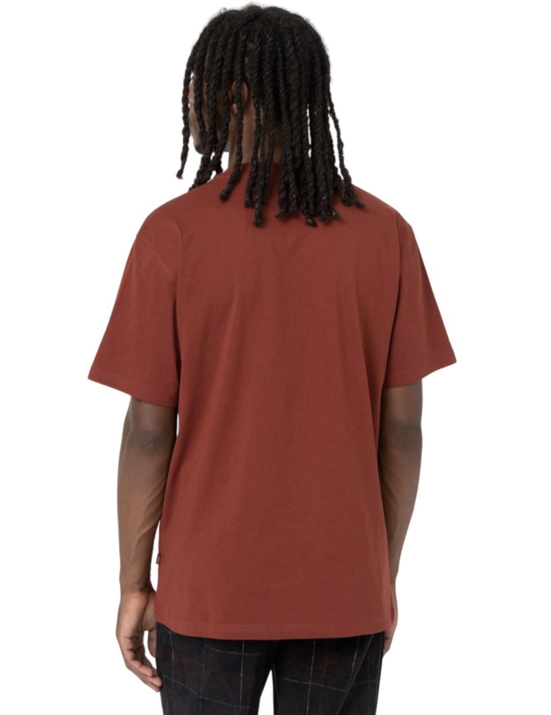 T-shirt pour homme Dickies Luray Marron 2/4
