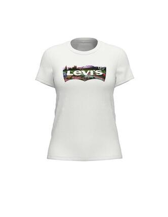 Damen T-Shirt Levis Summer Mountain Weiß.