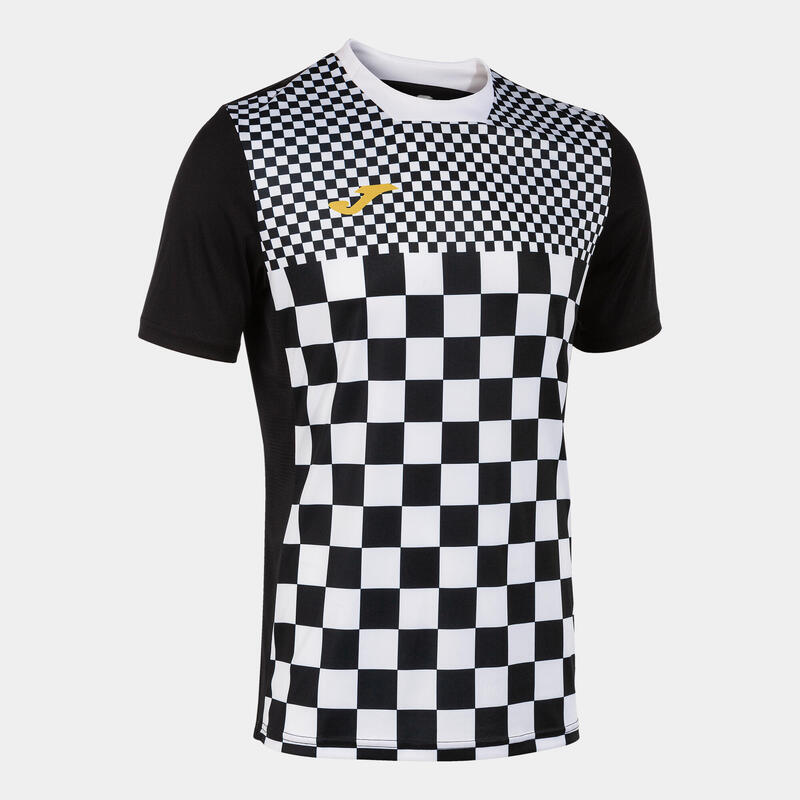 Camiseta Manga Corta Fútbol Niños Joma Flag III Negro