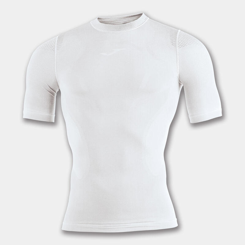 Camiseta Manga Corta Fútbol Hombre Joma Brama Emotion II Blanco