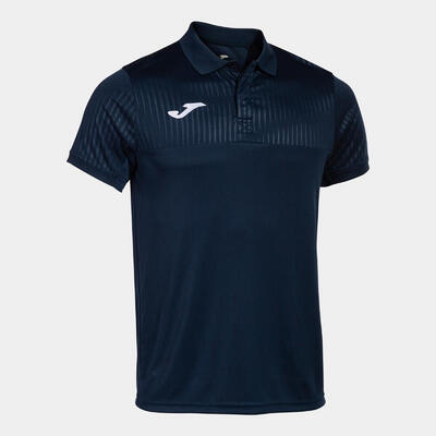 Polo Manga Corta Pádel Hombre Joma Montreal Blanco