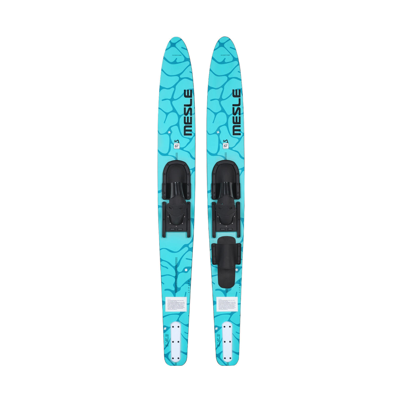 MESLE Wasserski Strato 170 cm mit B2 Bindung Erwachsene cyan
